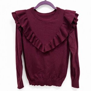 Maison Jules Purple Knit Sweater